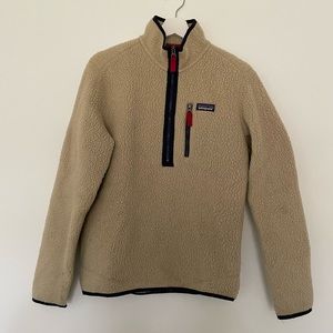 Patagonia Retro Pile Pullover Jacket Beige